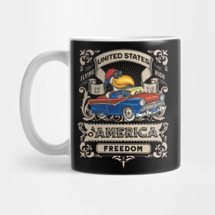 patriot red white blue eagle USA Freedom Mug